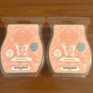 2 Scentsy Pink Coconut Scented Wax Bars